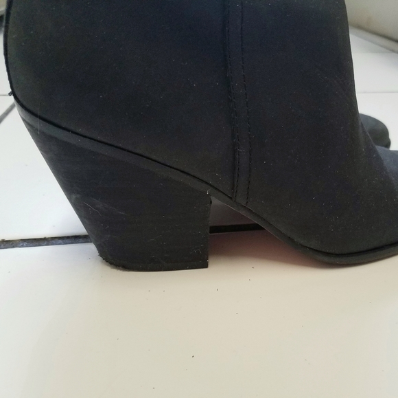 Cole Haan Grand OS Matte Leather Ankle High Heeled Boots - Picture 3 of 10